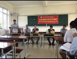 Lễ giao nhiệm vụ đồ án tốt nghiệp cho sinh viên Khóa 7, ngành Kỹ thuật xây dựng