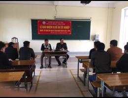 Giao Đồ án tốt nghiệp đợt 2 - K7 ngành Kỹ thuật xây dựng